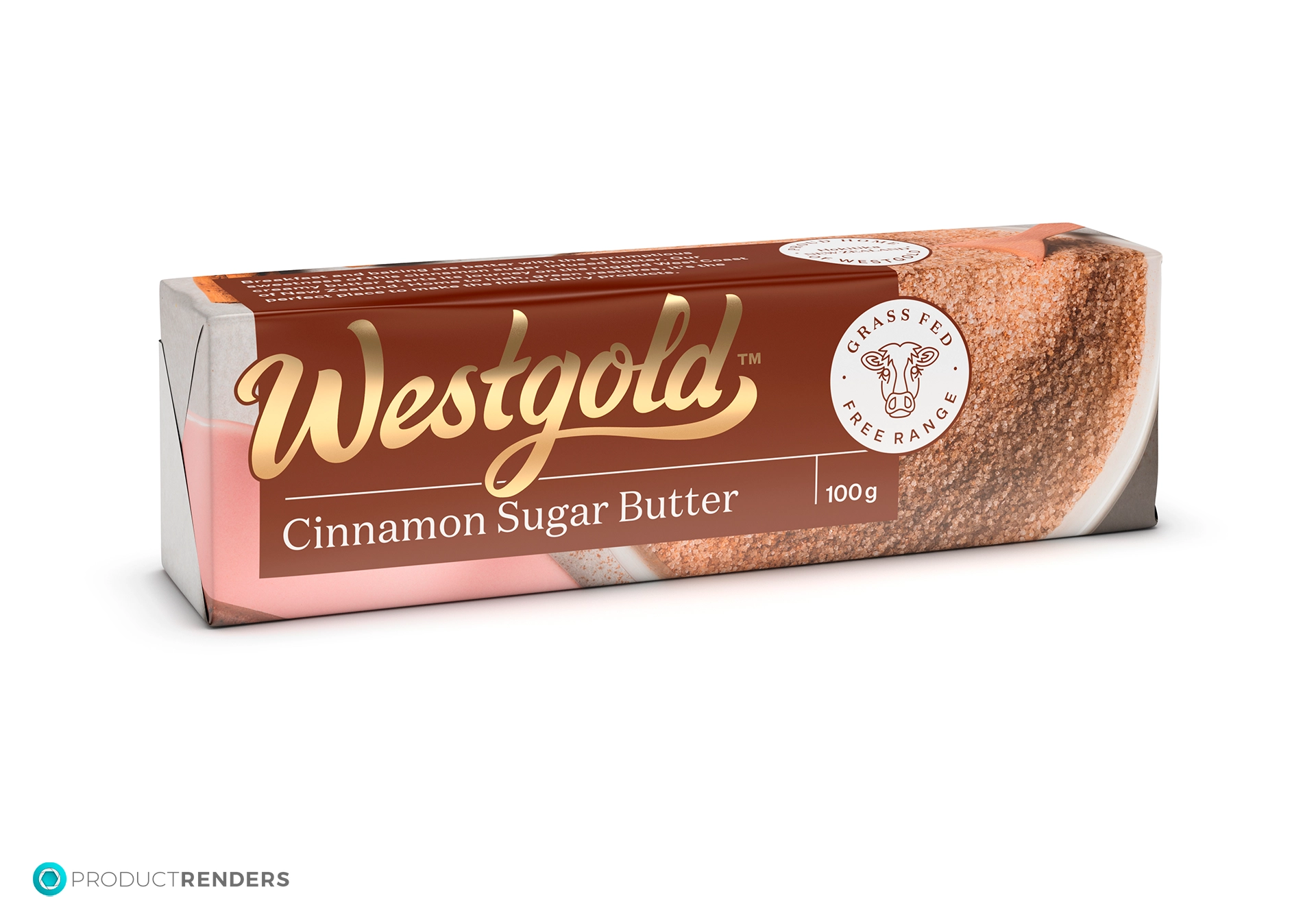 A package of Westgold Cinnamon Sugar Butter, 100g.