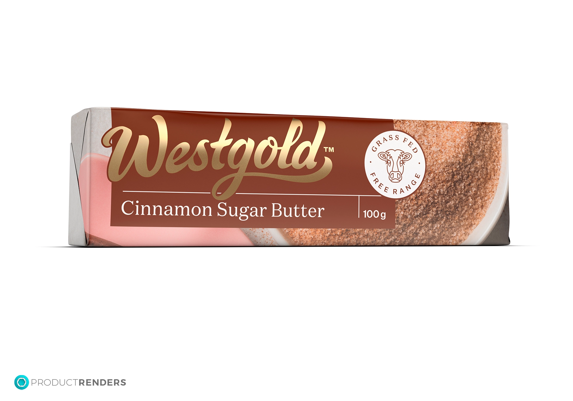 A package of Westgold Cinnamon Sugar Butter, 100g.